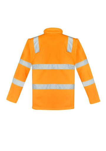 ZJ780- Unisex Hi Vis Vic Rail 2 in 1 Softshell Jacket